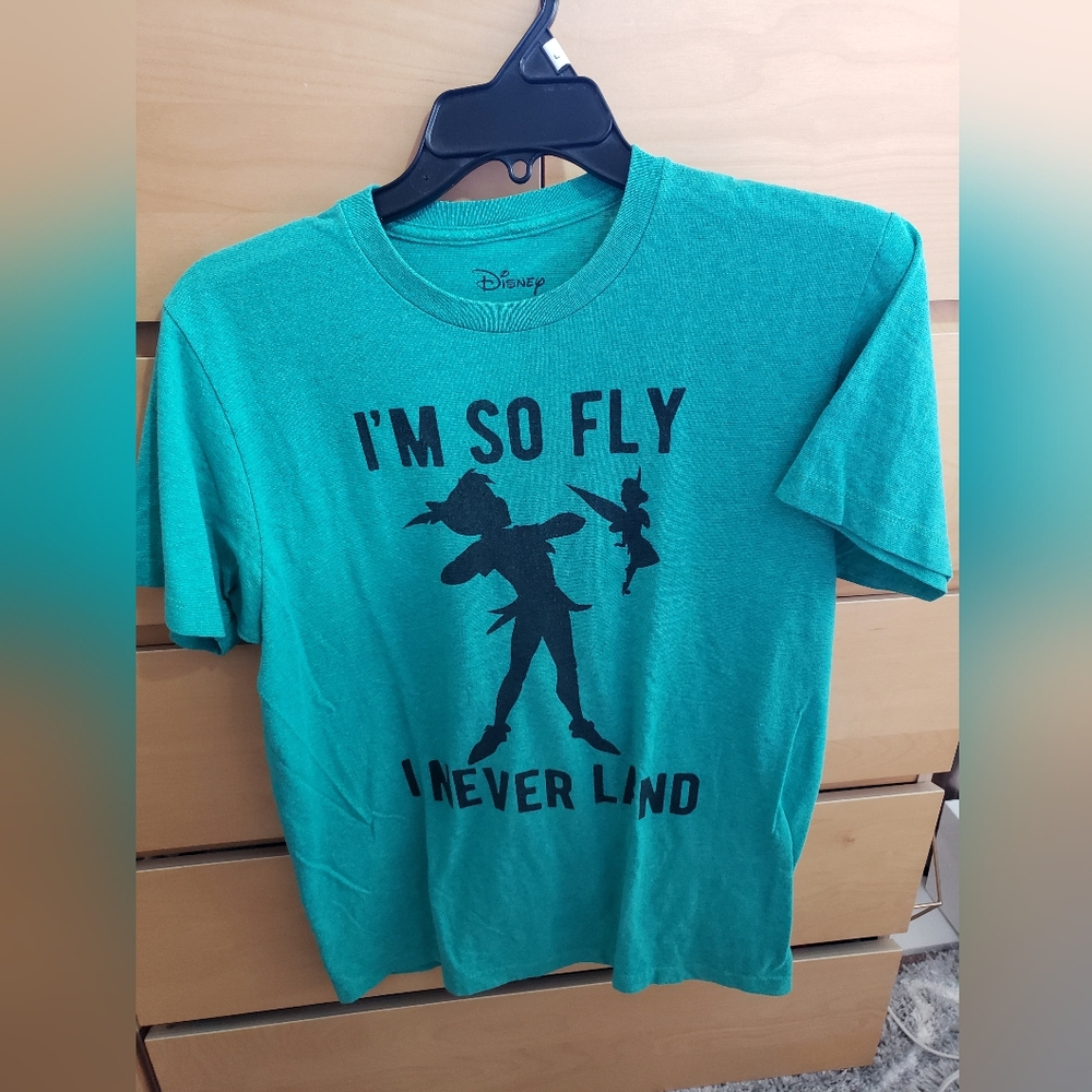 Disney Peter Pan I'm So Fly I Never Land Short Sleeve Tshirt